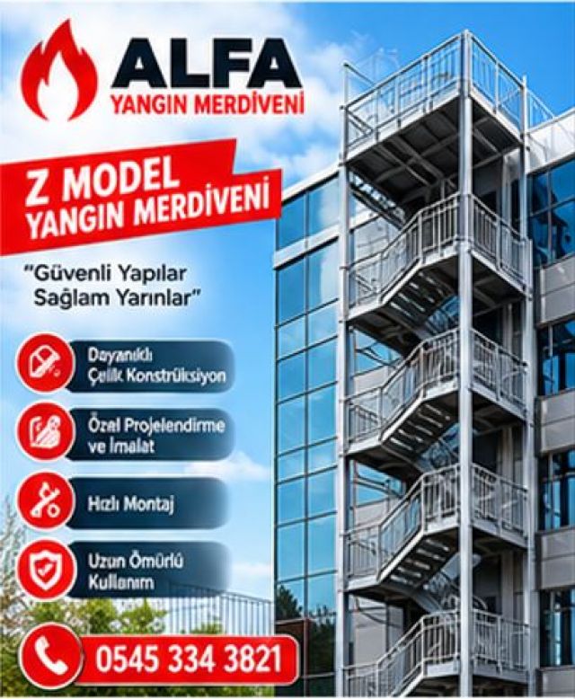 Çekmeköy Makaralı Yangın Merdiveni
